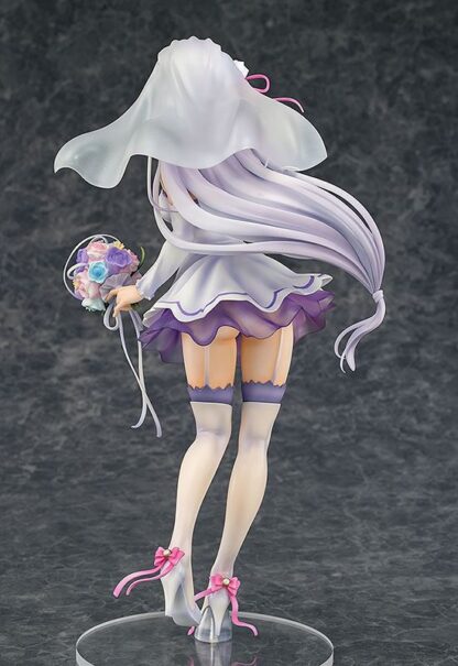 Re:ZERO -Starting Life in Another World- PVC Statue 1/7 Emilia Wedding Ver. 25 cm – Bild 5