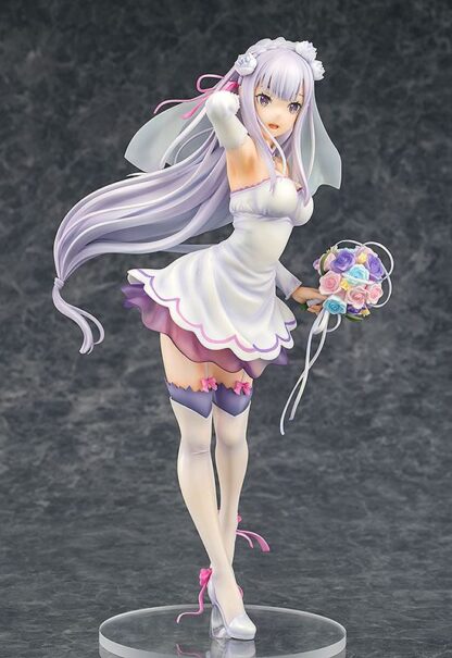 Re:ZERO -Starting Life in Another World- PVC Statue 1/7 Emilia Wedding Ver. 25 cm – Bild 7