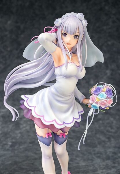 Re:ZERO -Starting Life in Another World- PVC Statue 1/7 Emilia Wedding Ver. 25 cm – Bild 8