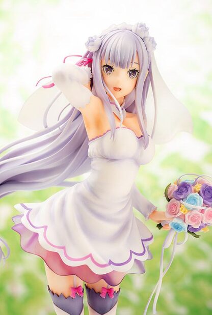 Re:ZERO -Starting Life in Another World- PVC Statue 1/7 Emilia Wedding Ver. 25 cm – Bild 9