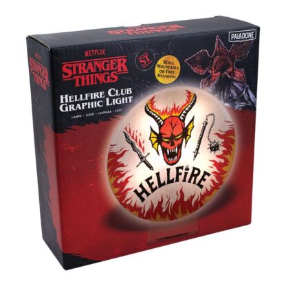 Stranger Things Lampe Hellfire Club Logo 20 cm – Bild 2