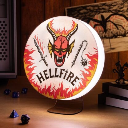 Stranger Things Lampe Hellfire Club Logo 20 cm – Bild 7