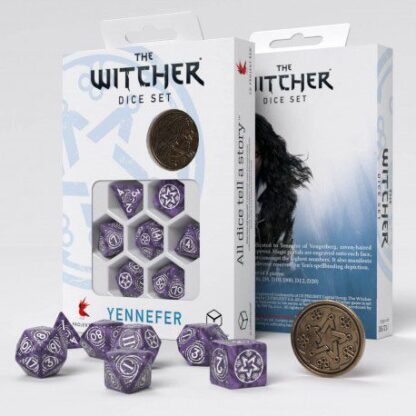 The Witcher Würfel Set Yennefer Lilac and Gooseberries (7) – Bild 2