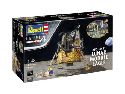 NASA Modellbausatz Geschenkset 1/48 Apollo 11 Lunar Module Eagle 14 cm – Bild 11