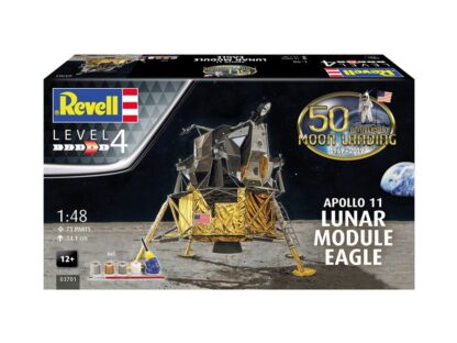 NASA Modellbausatz Geschenkset 1/48 Apollo 11 Lunar Module Eagle 14 cm – Bild 12