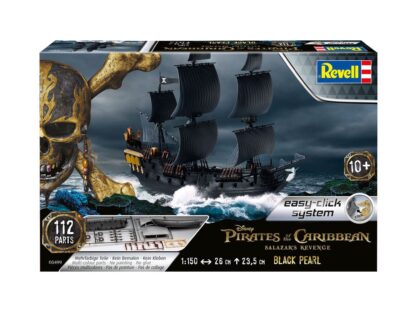 Pirates of the Caribbean Salazars Rache Easy-Click Modellbausatz 1/150 Black Pearl 26 cm – Bild 3