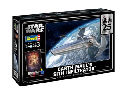 Star Wars Episode I Modellbausatz Geschenkset 1/120 Darth Maul's Sith Infiltrator 22 cm – Bild 11