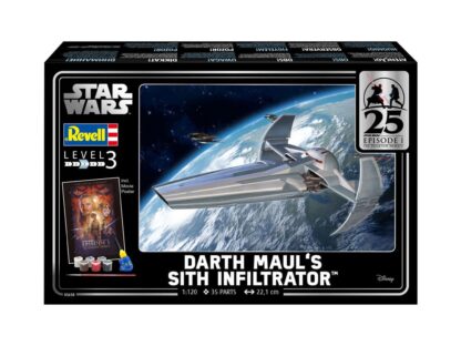 Star Wars Episode I Modellbausatz Geschenkset 1/120 Darth Maul's Sith Infiltrator 22 cm – Bild 12