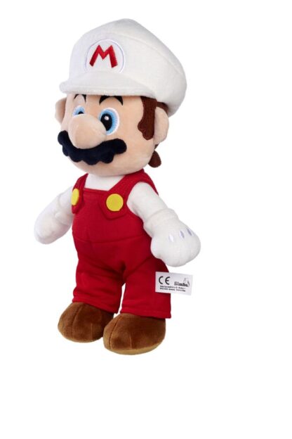 Super Mario Plüschfigur Feuer Mario 30 cm – Bild 2