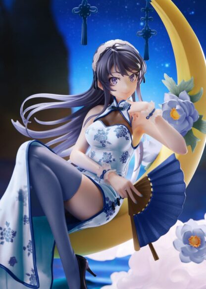 Rascal Does Not Dream of Bunny Girl Senpai PVC Statue 1/7 Mai Sakurajima White Mandarin Dress Ver. 25 cm – Bild 7