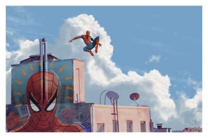 Spider-Man Kunstdruck Peter Parker 30 x 46 cm - ungerahmt