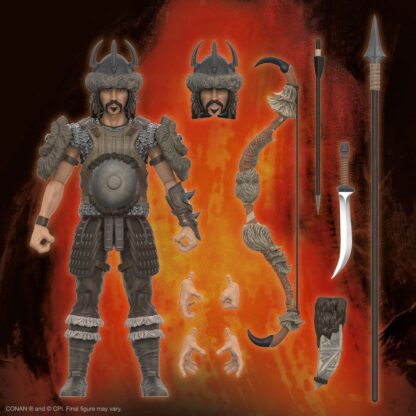 Conan der Barbar Ultimates Actionfigur Subotai (Battle of the  Mounds) 18 cm – Bild 4