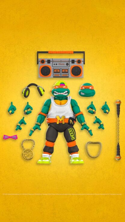 Teenage Mutant Ninja Turtles Ultimates Actionfigur Rappin' Mike 18 cm – Bild 5