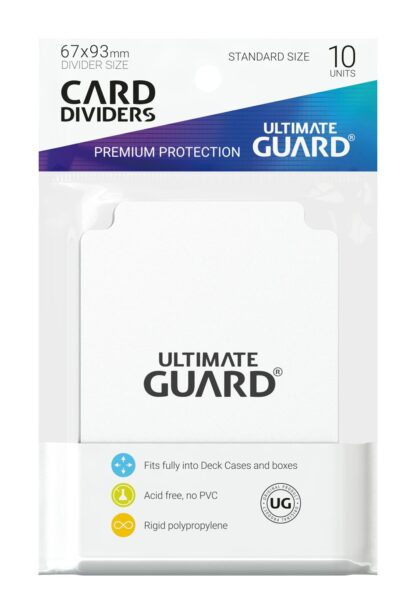 Ultimate Guard Card Dividers Standardgröße Weiß (10) – Bild 2