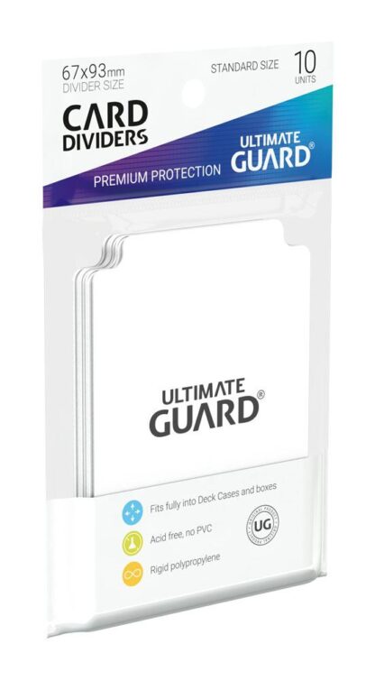 Ultimate Guard Card Dividers Standardgröße Weiß (10) – Bild 3