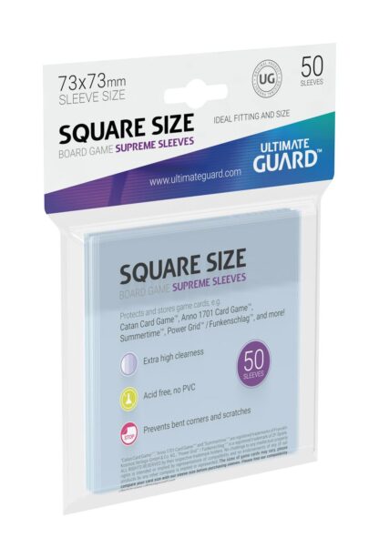 Ultimate Guard Supreme Sleeves für Brettspielkarten Quadratisch (50) – Bild 2