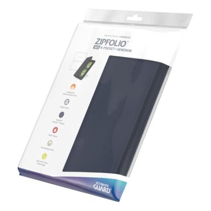 Ultimate Guard Zipfolio 160 - 8-Pocket XenoSkin Blau – Bild 8