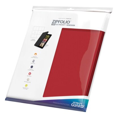 Ultimate Guard Zipfolio 480 - 24-Pocket XenoSkin (Quadrow) - Rot – Bild 9