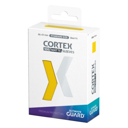 Ultimate Guard Cortex Sleeves Standardgröße Matte Yellow (100) – Bild 3