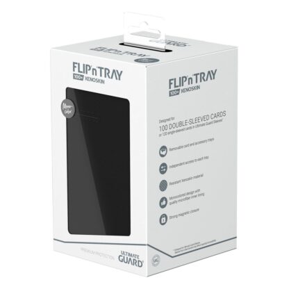 Ultimate Guard Flip`n`Tray 100+ XenoSkin Monocolor Schwarz – Bild 8