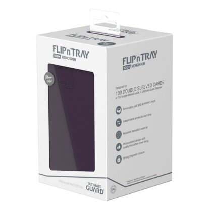 Ultimate Guard Flip`n`Tray 100+ XenoSkin Monocolor Violett – Bild 8