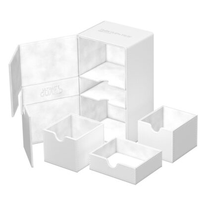 Ultimate Guard Twin Flip`n`Tray 200+ XenoSkin Monocolor Weiß – Bild 6