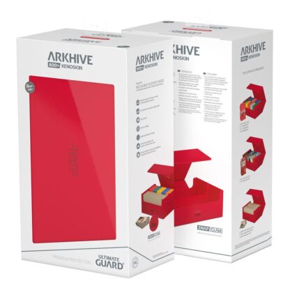 Ultimate Guard Arkhive 800+ XenoSkin Monocolor Rot – Bild 18