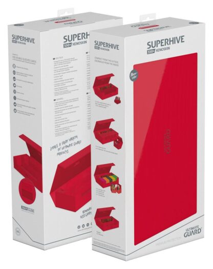 Ultimate Guard Superhive 550+ XenoSkin Monocolor Rot – Bild 20