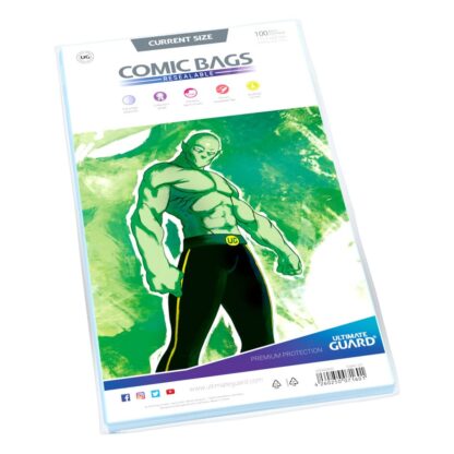 Ultimate Guard Comic Bags wiederverschließbar Current Size (100) – Bild 2