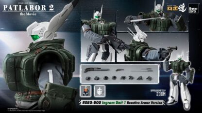 Patlabor 2: The Movie Robo-Dou Actionfigur Ingram Unit 1 Reactive Armor Version 23 cm – Bild 14