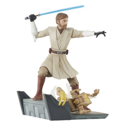 Star Wars: The Clone Wars Deluxe Gallery PVC Statue General Obi-Wan Kenobi 23 cm – Bild 3