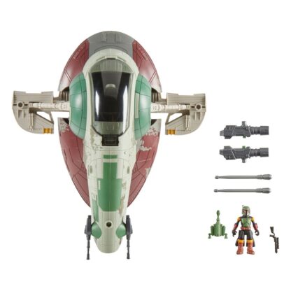 Star Wars Mission Fleet Fahrzeug mit Actionfigur Firespray with Boba Fett 6 cm – Bild 3