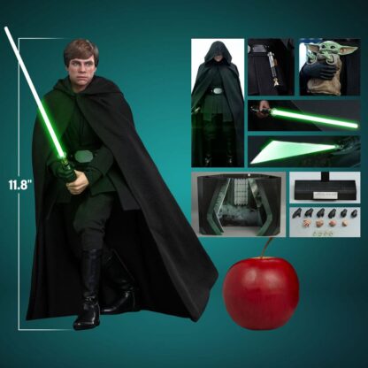 Star Wars: The Mandalorian DX Actionfigur 1/6 Luke Skywalker Deluxe Version Spedial Edition 30 cm – Bild 16