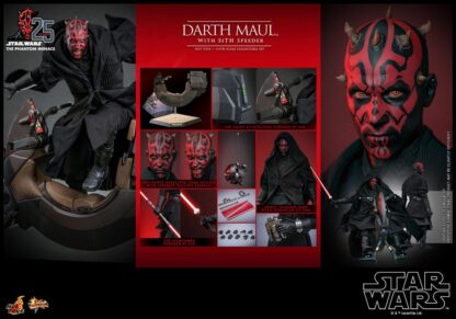 Star Wars Episode I Movie Masterpiece Actionfigur 1/6 Darth Maul with Sith Speeder 29 cm – Bild 21