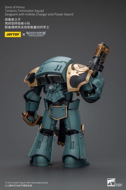 Warhammer The Horus Heresy Actionfigur 1/18 Tartaros Terminator Squad Sergeant With Volkite Charger And Power Sword 12 cm – Bild 5