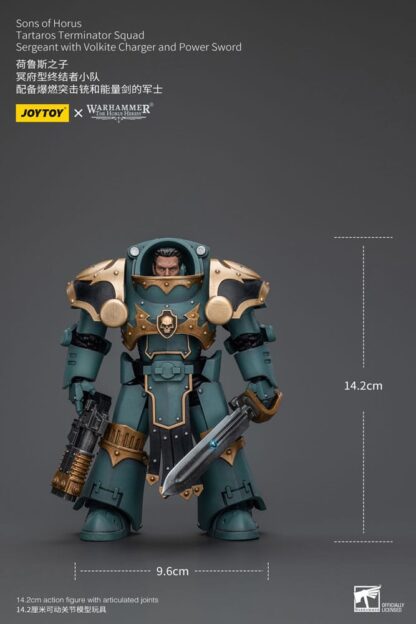 Warhammer The Horus Heresy Actionfigur 1/18 Tartaros Terminator Squad Sergeant With Volkite Charger And Power Sword 12 cm – Bild 10