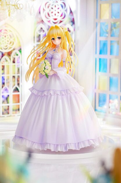 To Love-Ru Darkness PVC Statue 1/7 Golden Darkness Wedding Dress Ver. 23 cm – Bild 3