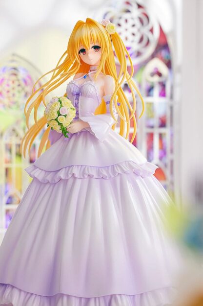 To Love-Ru Darkness PVC Statue 1/7 Golden Darkness Wedding Dress Ver. 23 cm – Bild 5