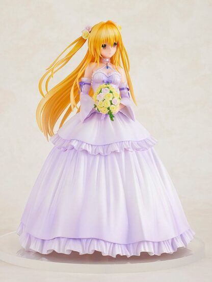 To Love-Ru Darkness PVC Statue 1/7 Golden Darkness Wedding Dress Ver. 23 cm – Bild 9