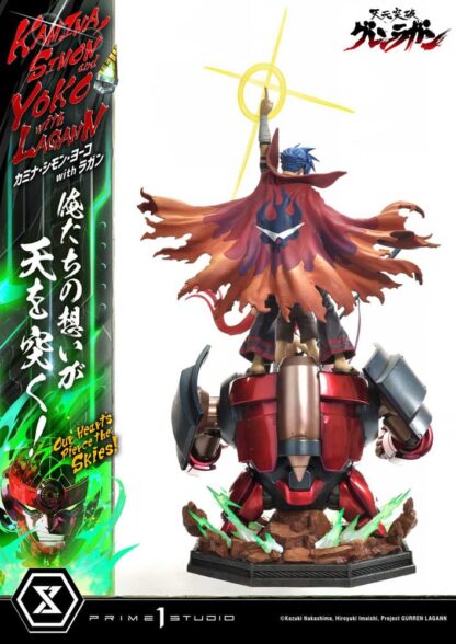 Gurren Lagann Ultimate Premium Masterline Series Statue 1/4 Kamina, Simon & Yoko with Lagann Deluxe Version 97 cm – Bild 6