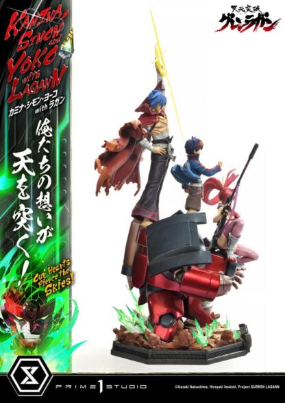 Gurren Lagann Ultimate Premium Masterline Series Statue 1/4 Kamina, Simon & Yoko with Lagann Deluxe Version 97 cm – Bild 7