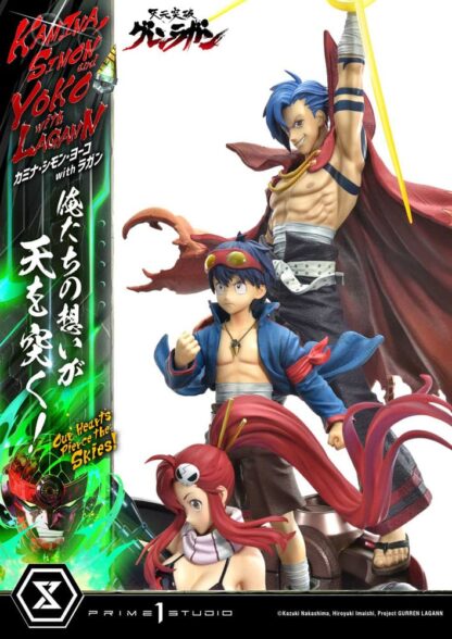 Gurren Lagann Ultimate Premium Masterline Series Statue 1/4 Kamina, Simon & Yoko with Lagann Deluxe Version 97 cm – Bild 14