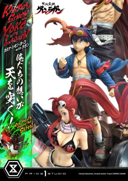 Gurren Lagann Ultimate Premium Masterline Series Statue 1/4 Kamina, Simon & Yoko with Lagann Deluxe Version 97 cm – Bild 16