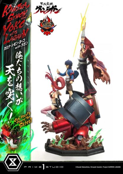 Gurren Lagann Ultimate Premium Masterline Series Statue 1/4 Kamina, Simon & Yoko with Lagann Deluxe Version 97 cm – Bild 25