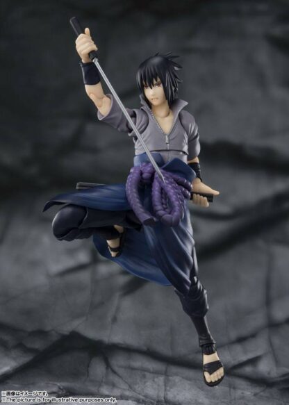 Naruto Shippuden S.H. Figuarts Actionfigur Sasuke Uchiha -He who bears all Hatred- 15 cm – Bild 6