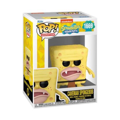 SpongeBob Schwammkopf 25th Anniversary POP! Vinyl Figur Caveman SB 9 cm – Bild 2