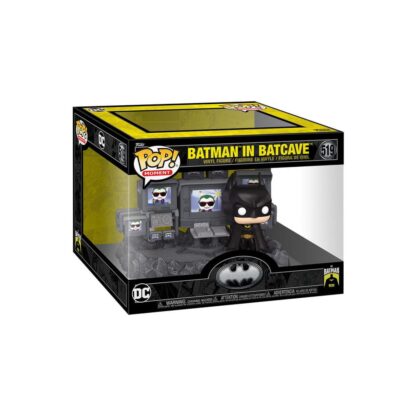 Batman 85th Anniversary POP Moments Deluxe Vinyl Figuren Batman in Batcave 9 cm – Bild 2