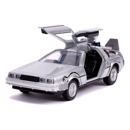 Zurück in die Zukunft II Hollywood Rides Diecast Modell 1/32 DeLorean Time Machine – Bild 10