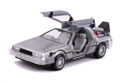 Zurück in die Zukunft II Hollywood Rides Diecast Modell 1/24 DeLorean Time Machine – Bild 2