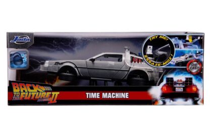 Zurück in die Zukunft II Hollywood Rides Diecast Modell 1/24 DeLorean Time Machine – Bild 3